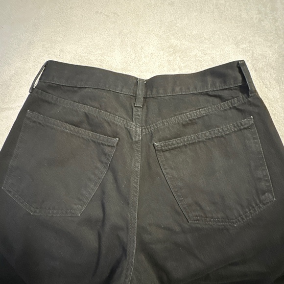 Universal Thread Women's Mid Rise Super Wide Leg Jeans Black Size 2 Button Fly - Picture 10 of 13